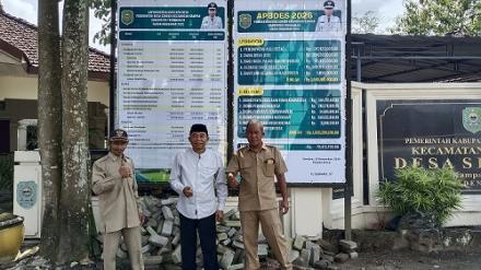 PEMASANGAN PAPAN INFOGRAFIS APBDESA 2026 DAN REALISASI APBDESA 2025 DESA SENDEN